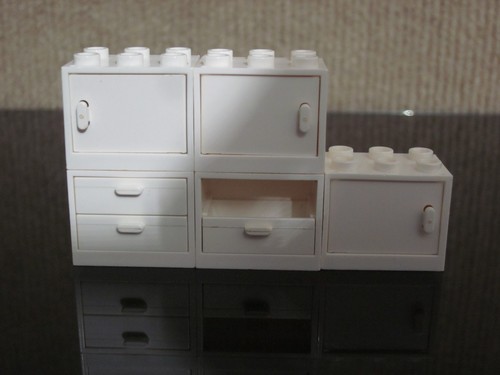 Lego lot white container - lot, of