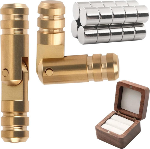 Brass hidden hinges set 25 - brass,